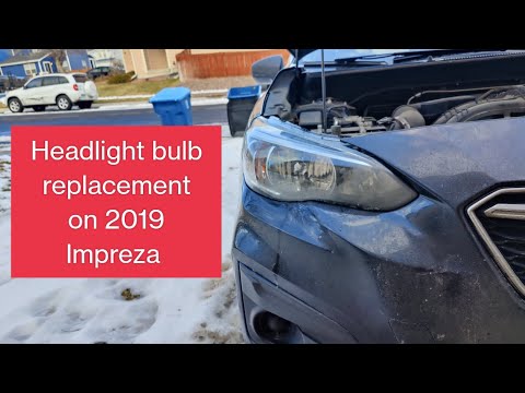 Видео: Как установить лампы в фары на Subaru Impreza / Crosstrek 2019, 2017, 2018 и 2020.