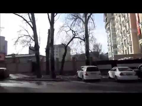 Видео: Бишкек-2017,Школа№ 24 и ул.Краснооктябрьская (Тыныстанова)