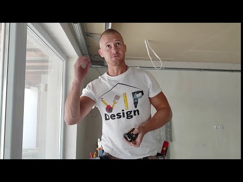 Видео: Как се прави модерно скрито осветление в хол върху съществуващ таван от гипсокартон