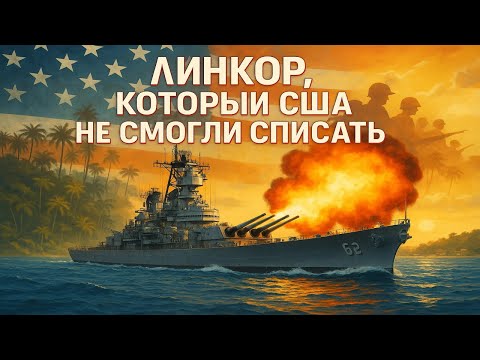 Видео: Линкор Нью-Джерси, который США не смогли списать!