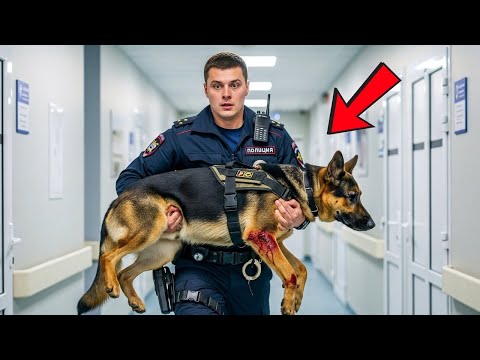 Видео: Полицейский принёс раненого K9 в ветклинику — никто не поверил, что собака пыталась сказать