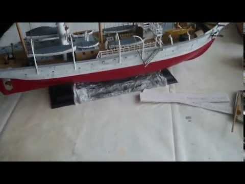 Видео: Изготовление вант на модель с помощью рамки для вант.