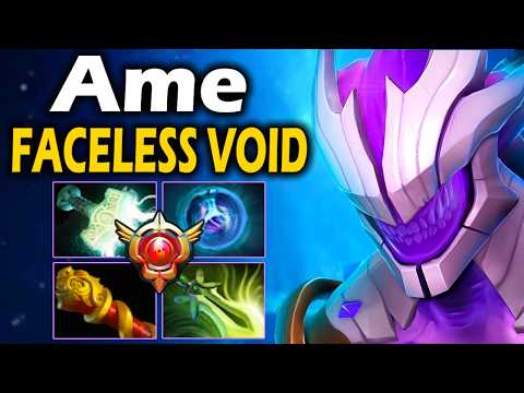 Видео: Аме на Сигнатурном Войде 30 Тира! - Ame Faceless Void 7.37 ДОТА 2