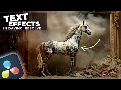 Видео: 2 УДИВИТЕЛЬНЫХ текстовых эффекта в Davinci Resolve