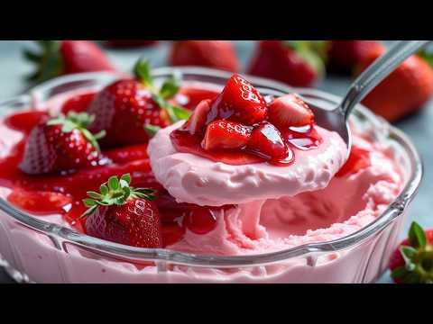 Видео: ХОЛОДНЫЙ КЛУБНИЧНЫЙ ТОРТ без ЖЕЛАТИНА & без СЛИВОК | Молниеносный рецепт! ❄️🎂