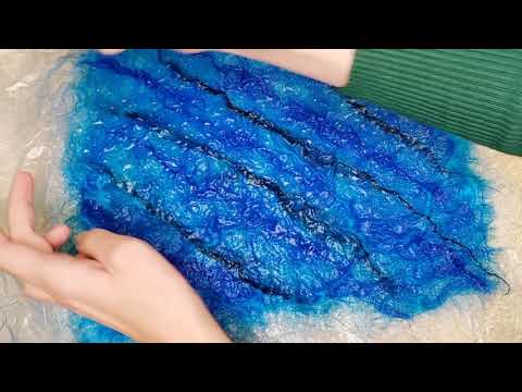 Видео: ВИСКОЗНАЯ БУМАГА для декора в мокром валянии. Fiber paper без заморочек делаем сами