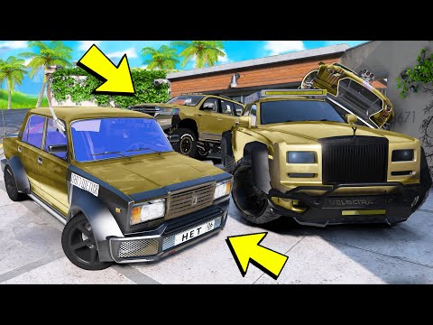 Видео: УГНАЛ КУЧУ ЗОЛОТЫХ ЧИТ ТАЧЕК И ОГРОМНЫЙ МОНСТР ТРАК У МАЖОРА ЗА 180 СЕКУНД! БИТВА ВОРОВ В ГТА 5!