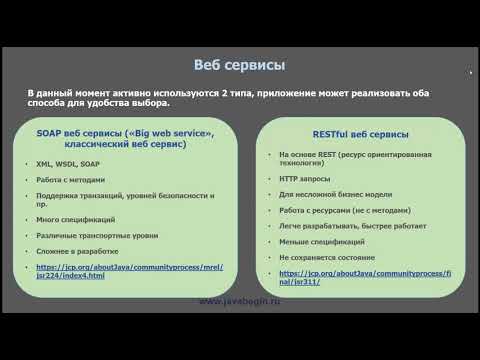 Видео: 1 Введение в веб сервисы