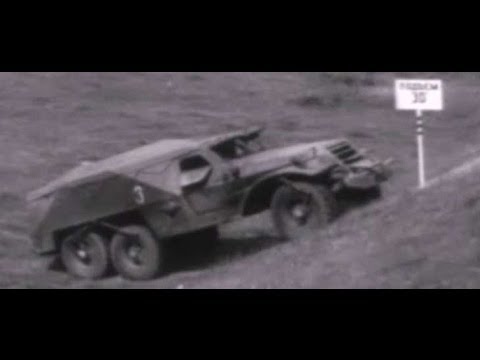 Видео: Заводские испытания бронетранспортеров БТР-152