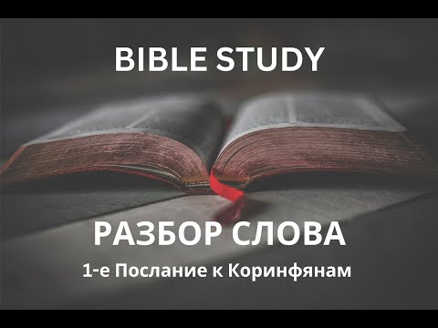 Видео: Разбор слова - 28 Октября 2025 - 1 Послание к Тимофею