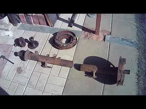 Видео: Ось самодельного прицепа - мост УАЗ. Как сделать?