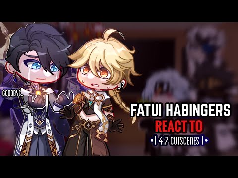Видео: ❤️ Реакция Genshin Impact на катсцены Fatui Habingers 4.7 || Gacha Club ||