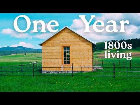 Видео: Год в хижине 1889 года 🔥 Что бы я сделал по-другому