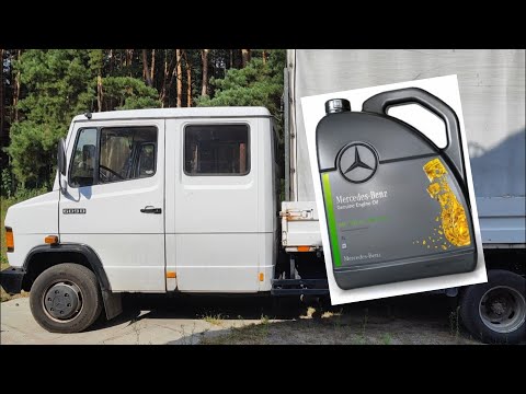 Видео: Замена масла и фильтров на грузовике Мерседес 609D. Подробный обзор с деталями. #9. Mercedes 609D.