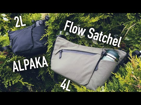 Видео: EDC Сумка-слинг ALPAKA Flow Satchel 2L и 4L