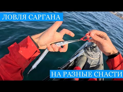 Видео: Как поймать САРГАНА без КРЮЧКА??? Февральская рыбалка на Черном Море, разные способы лова и готовки)