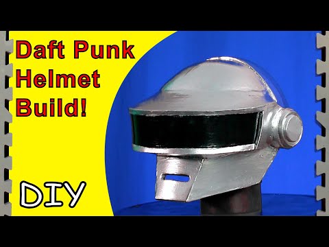 Видео: Как сделать шлем Томаса из Daft Punk (сделай сам)