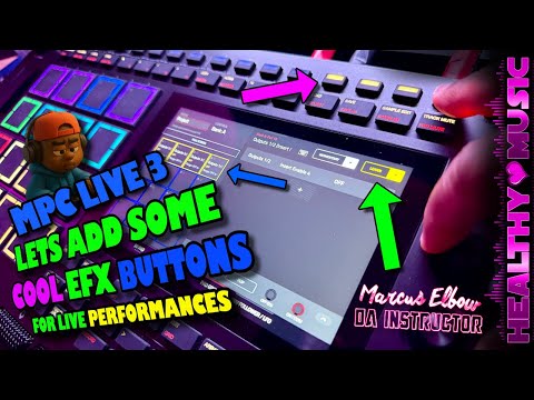 Видео: MPC Live 3 | Как назначить XY-эффекты кнопкам для живых выступлений! #MPCLive3