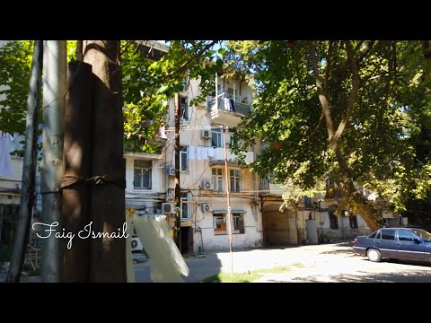 Видео: Поселок Бакиханова (Разина) Почтовый двор улица Самедбека Мехмандарова (55-57-59)