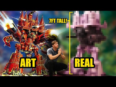 Видео: Создание 7-футовой модели Warhammer | IMPERATOR TITAN
