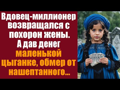 Видео: Вдовец-миллионер возвращался с похорон жены.  А дав денег маленькой цыганке, обмер от нашёптанного..