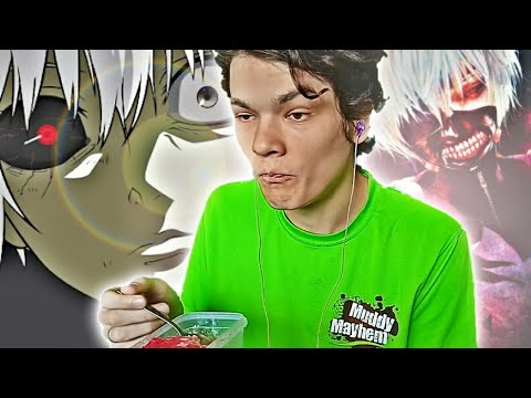Видео: Как Вкусно!) Смотрим 1 Серию 1 Сезона аниме Токийский Гуль!!!