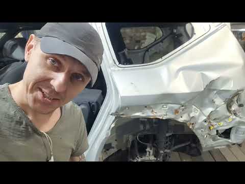 Видео: Kia EV 9 2024г. Боковой удар. Замена заднего крыла.