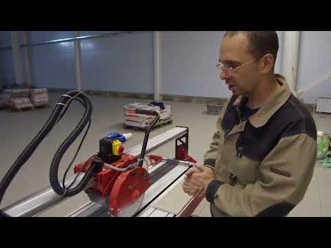 Видео: Электрический плиткорез DIAM. Обзор плиткореза серии ExtraLine.