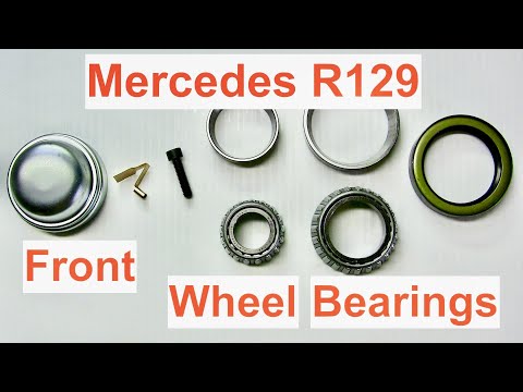 Видео: Подшипник переднего колеса Mercedes R129