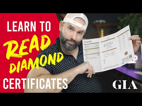 Видео: Узнайте, как читать сертификаты на бриллианты, воспользовавшись советами по покупке бриллиантов н...