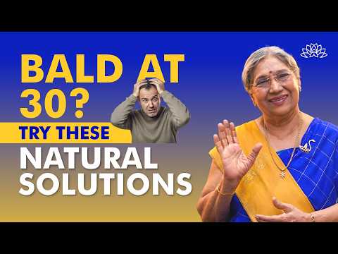 Видео: Избавьтесь от облысения естественным путём | Йогические решения для борьбы с выпадением волос и и...