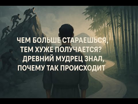 Видео: Ваши попытки улучшить жизнь делают вас несчастными. Древняя мудрость, которая изменит всё
