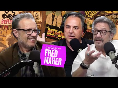 Видео: Марк Марон и Том Шарплинг беседуют с Фредом Махером (Лу Рид, Скритти Политти)