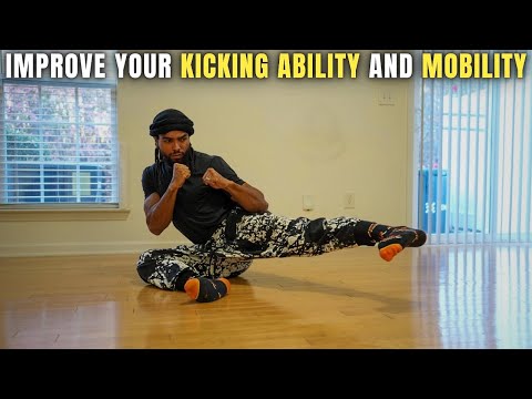 Видео: 10-минутная домашняя тренировка по боевым искусствам для улучшения мобильности и ударов ногами