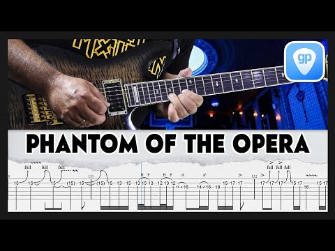 Видео: Iron Maiden | Phantom of the Opera | TAB | Кавер на гитаре | Урок