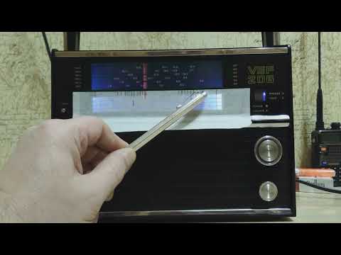 Видео: Обзор и тестирование цифровой планки FM для VEF-206