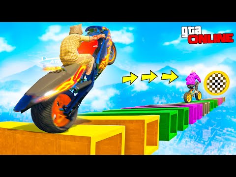 Видео: КАК ДАЛЕКО ТУРБО ОГНЕННЫЙ МОТОЦИКЛ СМОЖЕТ ПРОЕХАТЬ ПО СЛОМАННОЙ ДОРОГЕ ? - ЭКСПЕРИМЕНТ В ГТА 5