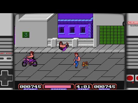 Видео: Target: Renegade 1988 Игра NES(Денди).Прохождение игры.