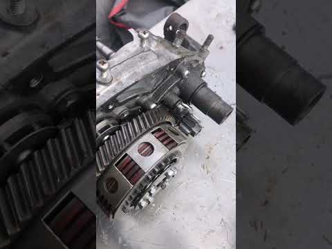 Видео: Золотниковый клапан двухтактного мотора 115cc кавасаки g2c