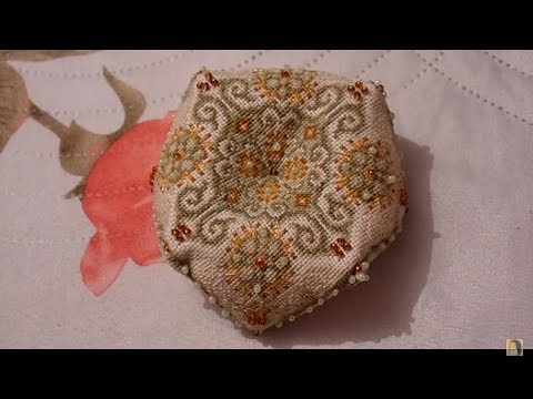 Видео: Бискорню "Фантазия"(а.1227) от Риолис - завершение. Вышивка крестом