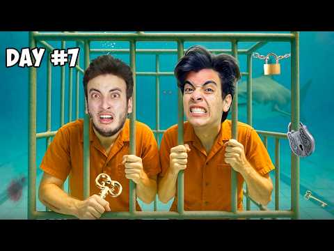 Видео: Последний, кто покинет подводную тюрьму, выиграет 10 000 долларов 😰 Хусейн проиграл 💔😭