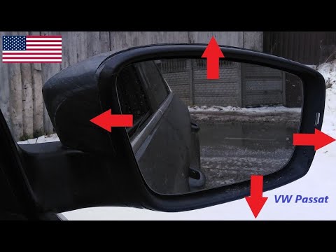 Видео: Как настроить опускание правого зеркала VW Passat NMS (b7 USA)