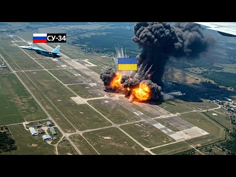 Видео: Россия выждала разгрузку НАТО — и 3000-кг удар стёр украинскую авиабазу