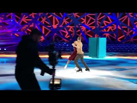 Видео: Кузьмина и Энберт на тренировках "Танго" и "Ты не целуй".