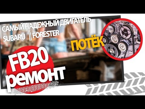 Видео: Двигатель Субару Форестер SH. FB20. 2.0  Течь масла