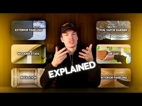 Видео: Как построить стены сауны — полное объяснение конструкции