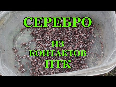 Видео: СЕРЕБРО ИЗ КОНТАКТОВ ПТК