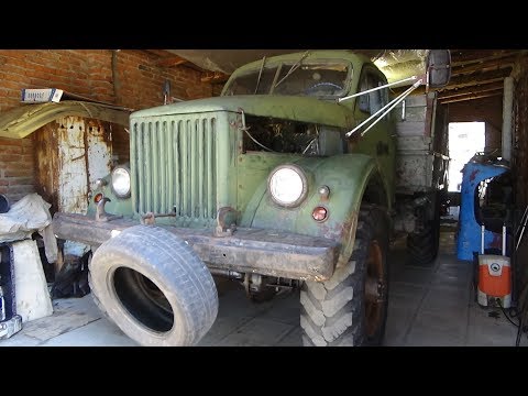 Видео: ГАЗ 63 с сердцем от Мерседес ч. 1, снимаем родное сердце .