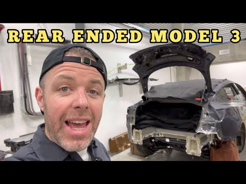 Видео: TESLA MODEL 3 — НОВАЯ ТОРЦЕВАЯ ПАНЕЛЬ И ПОЛ БАГАЖНИКА | РЕМОНТ РОСКОШНЫХ АВТОМОБИЛЕЙ