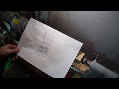 Видео: Изготовление этажерки из дуба. Облицовка, точение. Часть 1